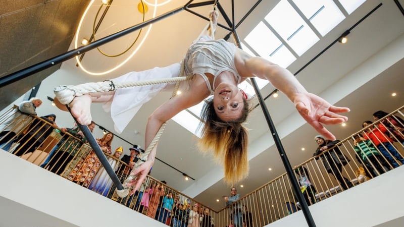 Hannah Scully of Fidget Feet, pictured at the launch of the new Wexford Arts Centre