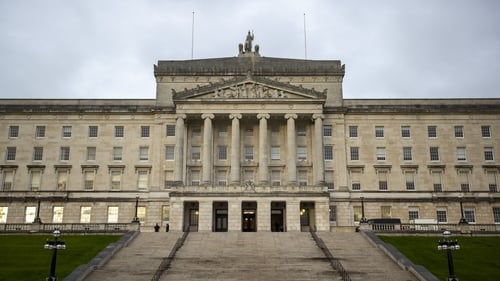 The notes relate to a meeting of the Stormont Executive on 2 July 2020 (file image)