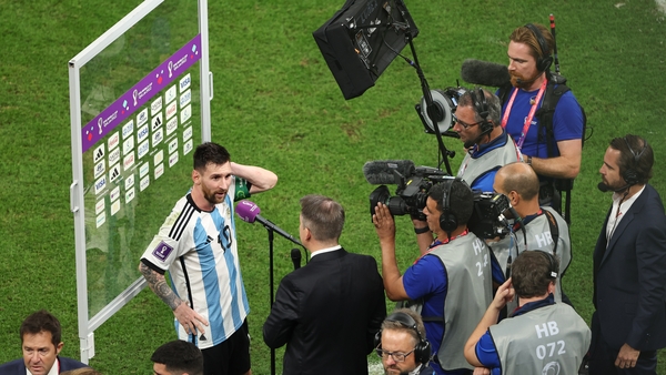 Lionel Messi: "In the second half we started playing our game, and started doing what we stand for"