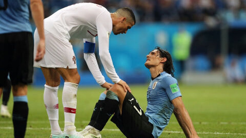 Cristiano Ronaldo and Edinson Cavani will once again renew acquaintances