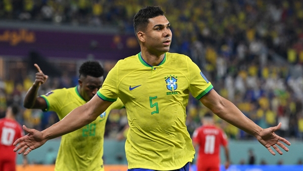 Casemiro celebrates after scoring the winner