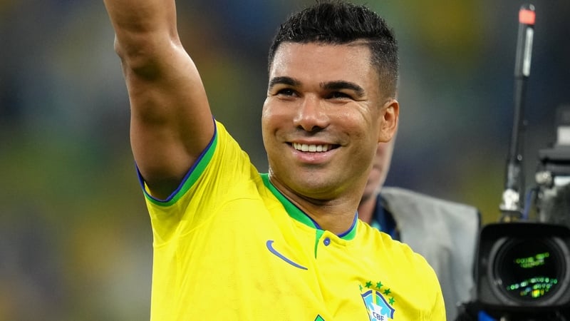 Casemiro scored Brazil's winner against Switzerland