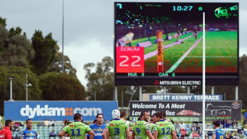 Rugby league uses a 30-second shot clock for scrums