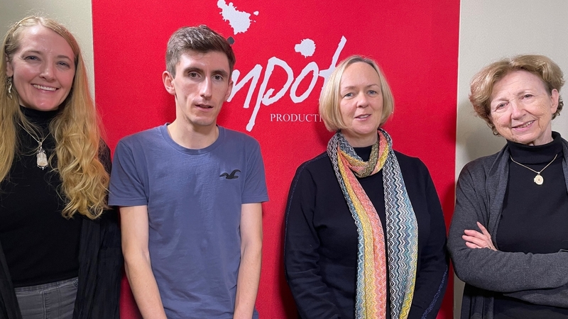 (L-R) Elizabeth Oxley, Eoghan Totten and Judy O'Kane join Olivia O'Leary on the Poetry Programme