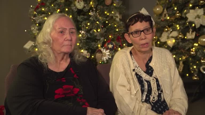 Melissa Highsmith with her mother Alta Apantenco after they were reunited