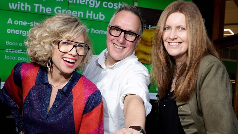 Equality advocate, Sonya Lennon, CEO of An Post, David McRedmond, and Eleanor Nash, Chief People Office, An Post