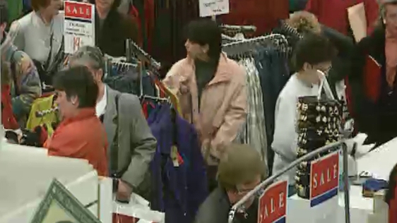 Consumer spending at the January sales, 1993.