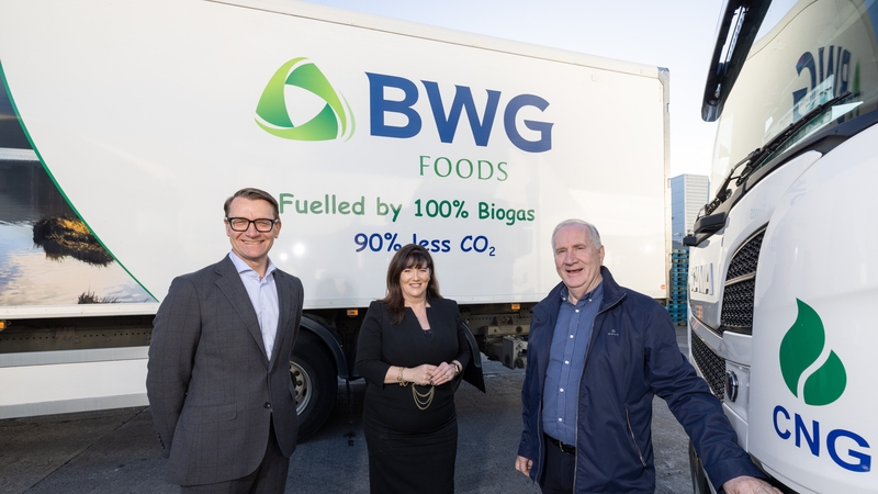 Simon Marriott, Chief Operations Officer, BWG Foods, Joanne Mellon, Logistics Director, BWG Foods and Billy Costello, Director, Generation Green