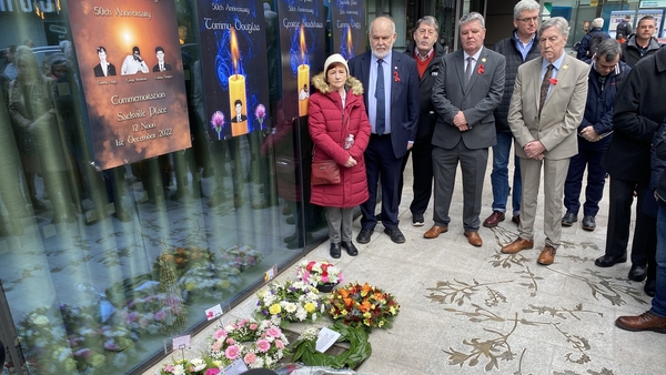 The three families of those who died travelled from Scotland, Tipperary and Kilkenny to Sackville Place for the ceremony