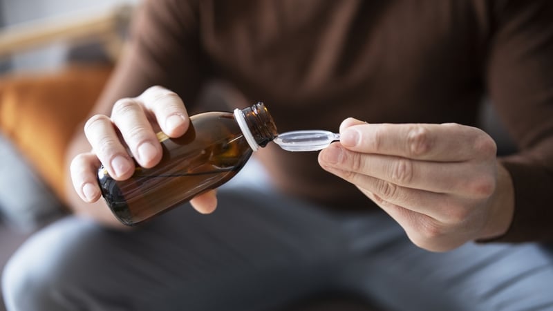 Opioid-based pholcodine has been used as a cough medicine since the 1950s (stock image)
