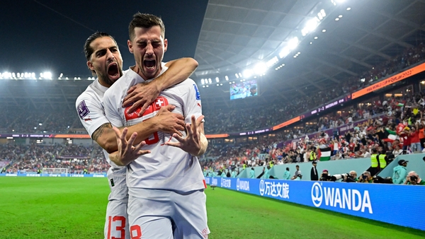 Ricardo Rodriguez embraces an ecstatic Remo Freuler