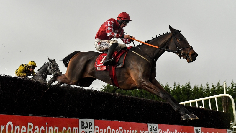 Mighty Potter, with Jack Kennedy up, impressed to win the Bar One Racing Drinmore Novice Steeplechase