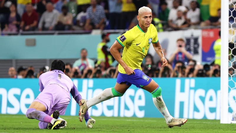 Richarlison suffered a hamstring injury at the World Cup