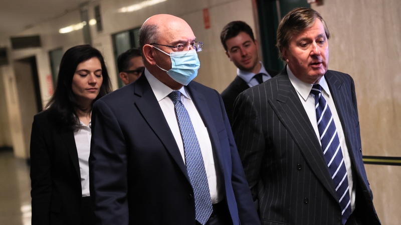 Former Trump Organization Chief Financial Officer Allen Weisselberg on his way to court last month