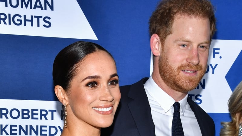 The Duke and Duchess of Sussex arrive at the Robert F Kennedy Human Rights Ripple of Hope Awards Gala at the New York Hilton Midtown in New York