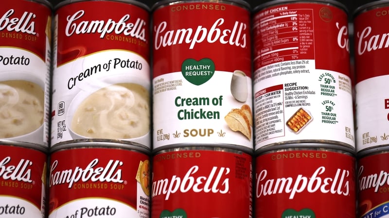 Campbell's said its third-quarter net sales rose 6% to $2.4 billion
