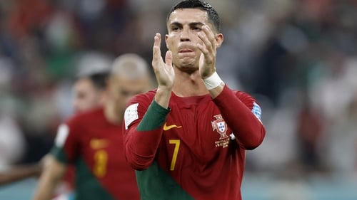 Cristiano Ronaldo was on the bench for the last-16 hammering of Switzerland