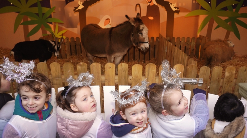 The crib was unveiled at St Stephen's Green Summer House, which is a National Historic Property in the care of the OPW