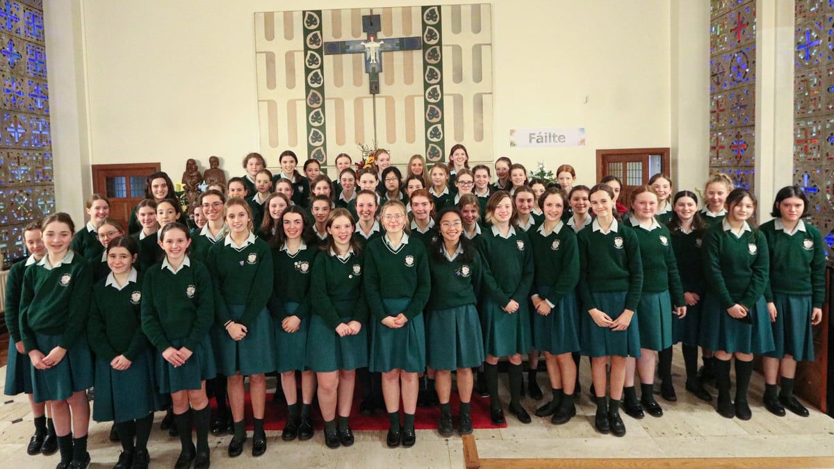 Holy Child Killiney Secondary School - There is Faint Music | Choirs For Christmas 