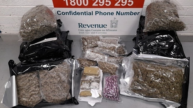 The illegal drugs were discovered in parcels declared as 'Christmas gifts', 'food' and 'shoes'