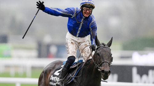 Townend and Energumene winning at Cheltenham