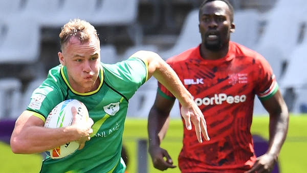 Ireland's Niall Comerford in action against Kenya