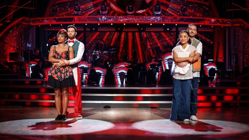 (L-R) Fleur East and Vito Coppola and Will Mellor and Nancy Xu await their fate