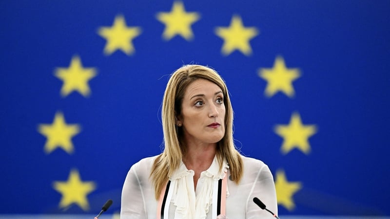 Roberta Metsola, the president of the European Parliament, pledged more 'accountability'