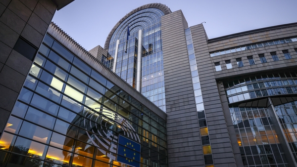 European Parliament building in Brussels: Searched today by investigators