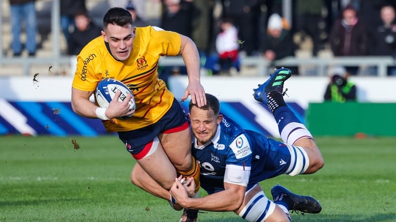 James Hume suffered a head injury in the first half of Sunday's defeat