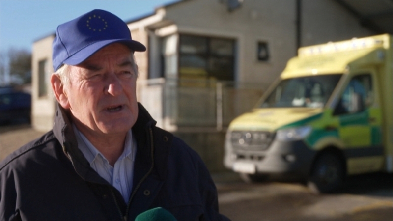 Johnny Shéamuis Ó Conghaile had been campaigning for many years for an ambulance in south Conamara