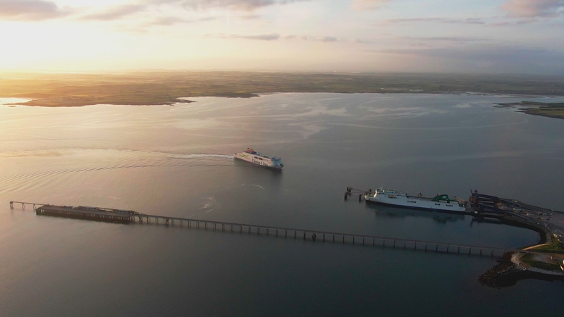 Arriving in Holyhead from Dublin. Photo: Mother Goose Films/Ports, Past and Present