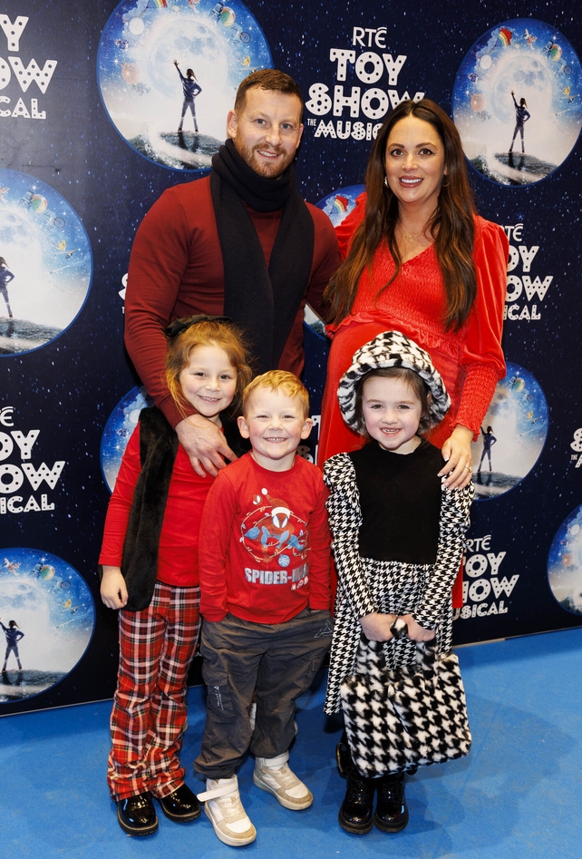 Kev and Danielle O'Brien with Everly, Ollie and Fia Crinigan