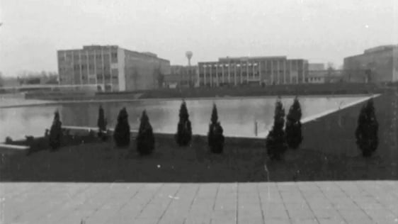 The library building on the UCD campus in 1973.
