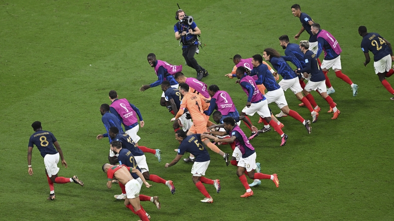 France are racing into the final