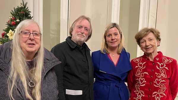 Eiléan Ní Chuilleanáin, Barry Devlin, Caitríona Ní Chléirchín and Olivia O'Leary bring you a Poetry Programme Christmas