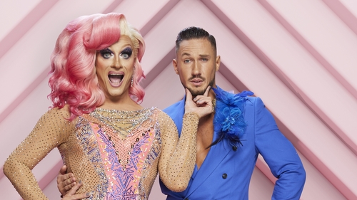 Panti Bliss with professional dance partner Denys Samson