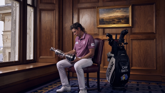 17 July: Cameron Smith with the Claret Jug after winning the 150th Open