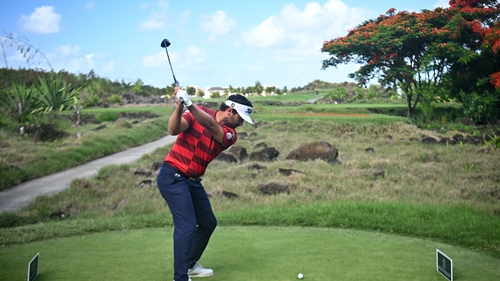 Antoine Rozner had a good back nine at the Mont Choisy Le Golf