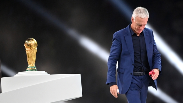 Didier Deschamps did not get his hands on the World Cup trophy this time around