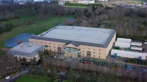 Gardaí were called to a public order incident at the hub in the Citywest convention centre