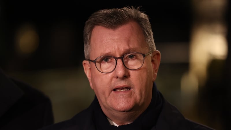 Jeffrey Donaldson said his party will take time to consider the deal (file pic)