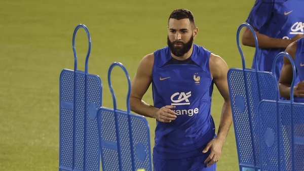 Benzema was ruled out of the 2022 World Cup on the eve of the tournament