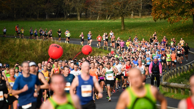 30 October: Participants pass through the Phoenix Park during the Dublin Marathon