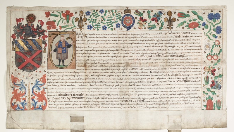 The Stanyhurst Grant of Arms dates from 1554