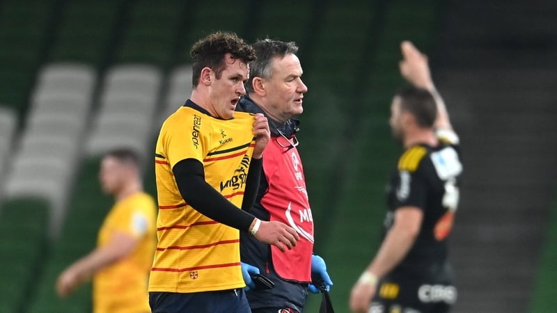 Billy Burns suffered a concussion during the first half of Saturday's defeat
