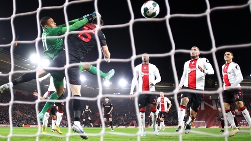 Gavin Bazunu scored an own goal for Southampton