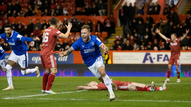 Scott Arfield proved the Rangers hero at Pittodrie