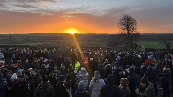 Crowds gathered outside the site, and a lucky few got inside the chamber