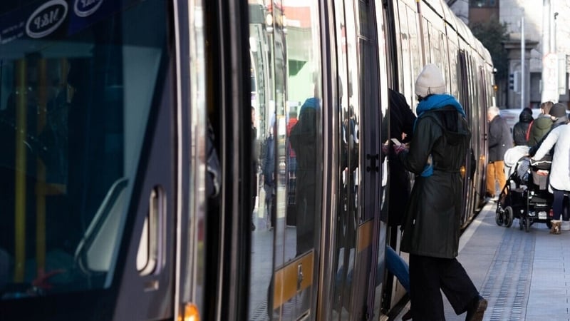 10% of Luas passengers said they felt unsafe waiting at stops compared to 6% of bus commuters, the NTA survey says (Pic: RollingNews.ie)